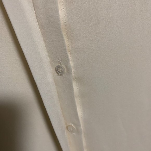 Marissa Webb Cream Button-Up Blouse - Picture 2 of 4